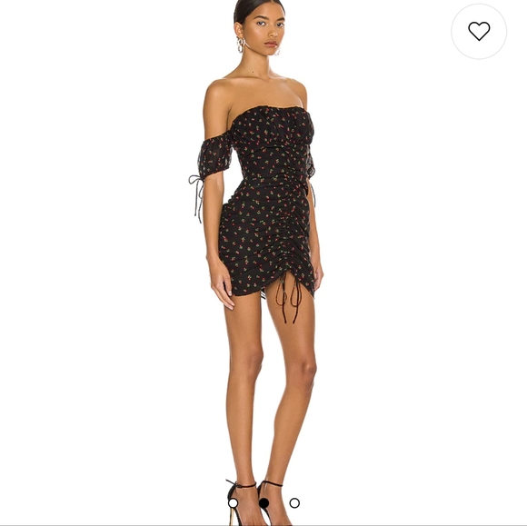 NWT More To Come Ruched Dress - Picture 2 of 8